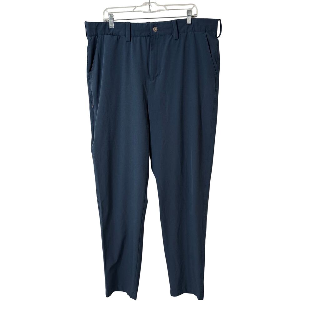 Coolibar Men's Avalos Travel Pant Chino‎ Blue UPF Golf Lightweight